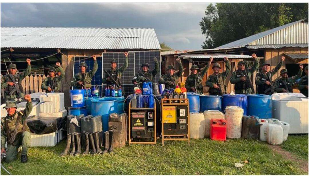 Fanb destroyed drug trafficking base that operated in Apureña farm