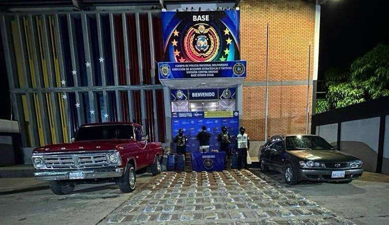 Fanb segomisa 77 kilos of drugs and captures a citizen in Zulia