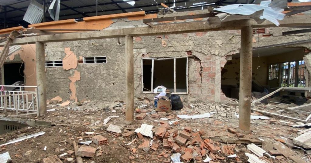 Four injured, including two children, left by terrorist attack in Jamundí, Valle