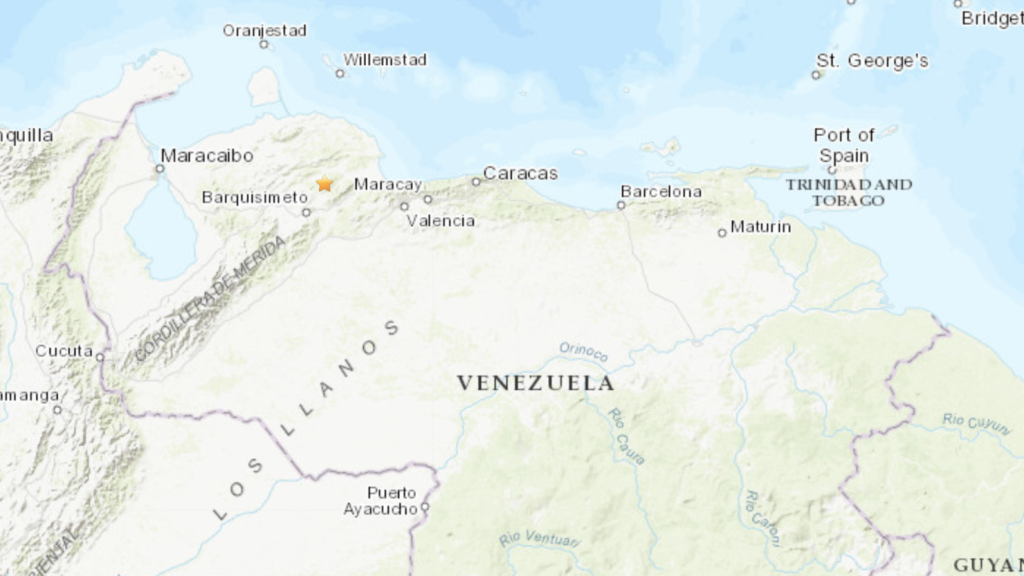 Funvisis reported five earthquakes in Venezuela on Monday: in what states were they registered?