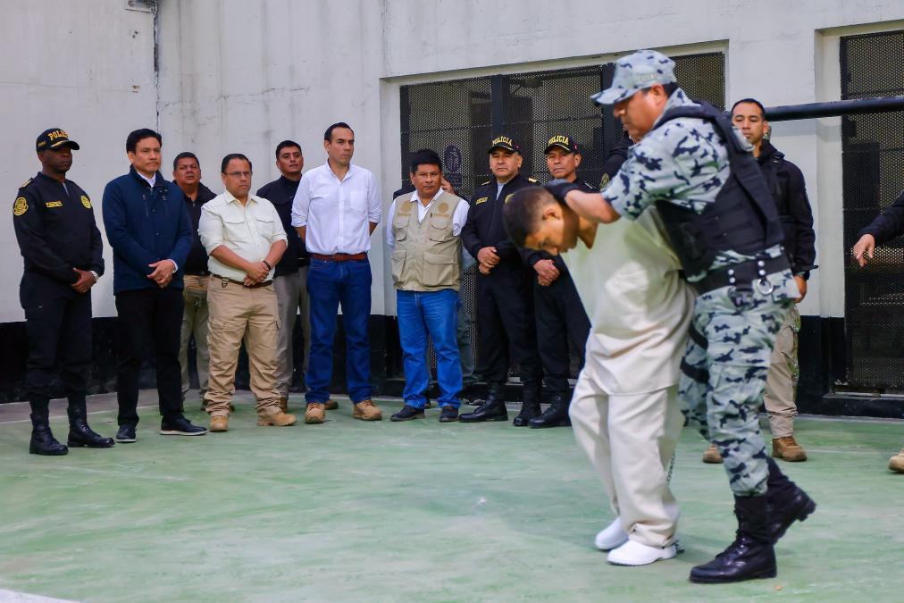 Government transfers 45 highly dangerous prisoners to the new maximum security pavilion in Ancón I