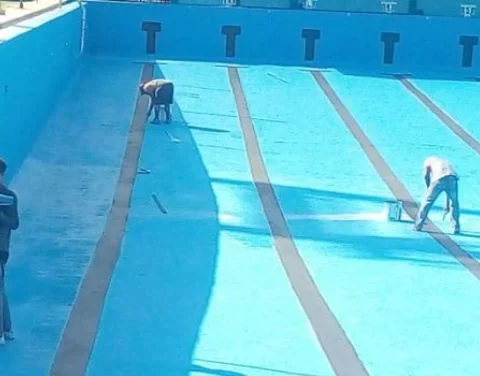 Una de las piscinas de la Ciudad Deportiva, en el municipio Cerro, en La Habana