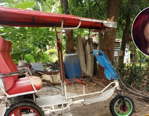 El bicitaxi que le habría costado la vida a la joven Heidy León González