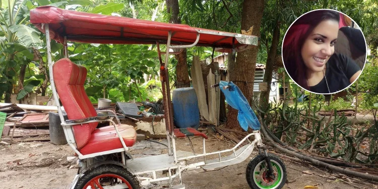 El bicitaxi que le habría costado la vida a la joven Heidy León González