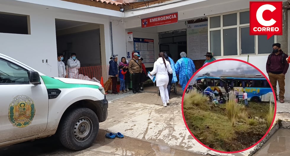Huancavelica: crash between bus and car leaves at least 10 injured