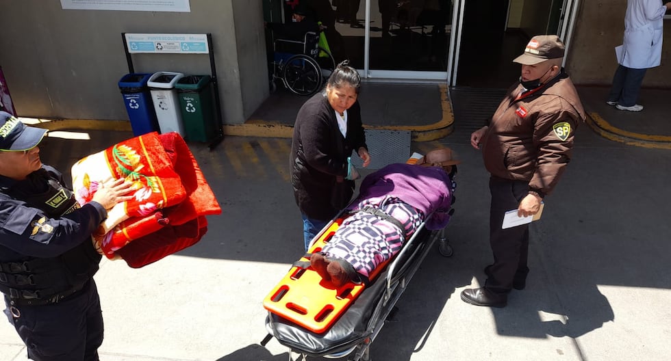 Huancayo: Watchmen help a 101-year-old woman who needed medical attention in Chilca