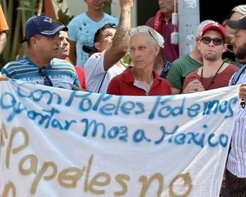 Los migrantes se preparaban este martes para salir de Tapachula rumbo a Ciudad de México