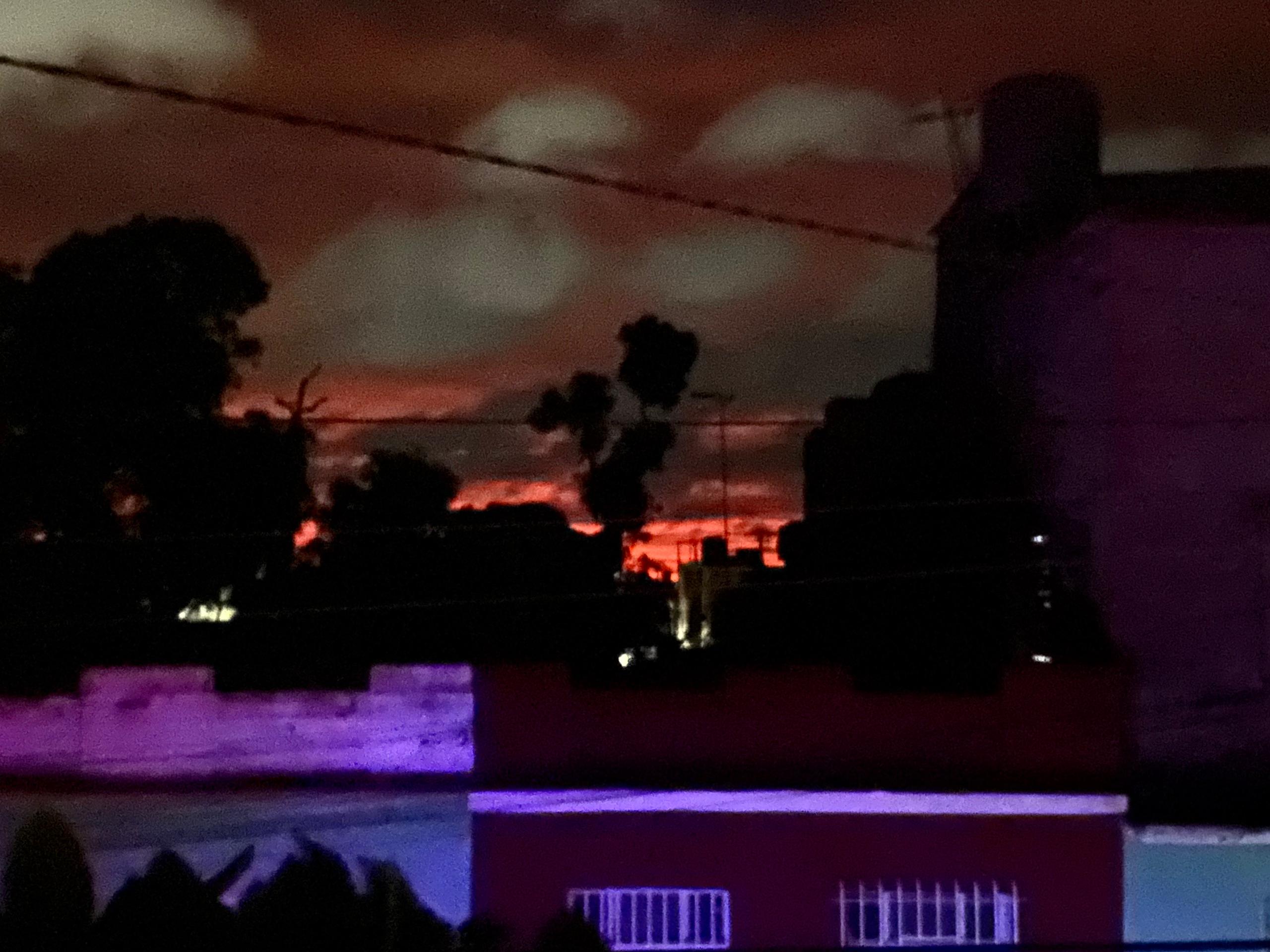 Hurricane Melissa's left shoulder