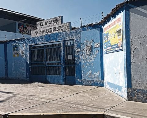 IE Ricardo Menéndez from El Tambo has been waiting for years for a sports coliseum