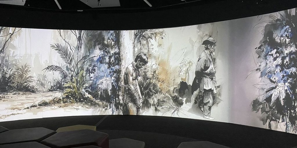 Immersive exhibition reveals the memory of the Mura people, originally from the Amazon