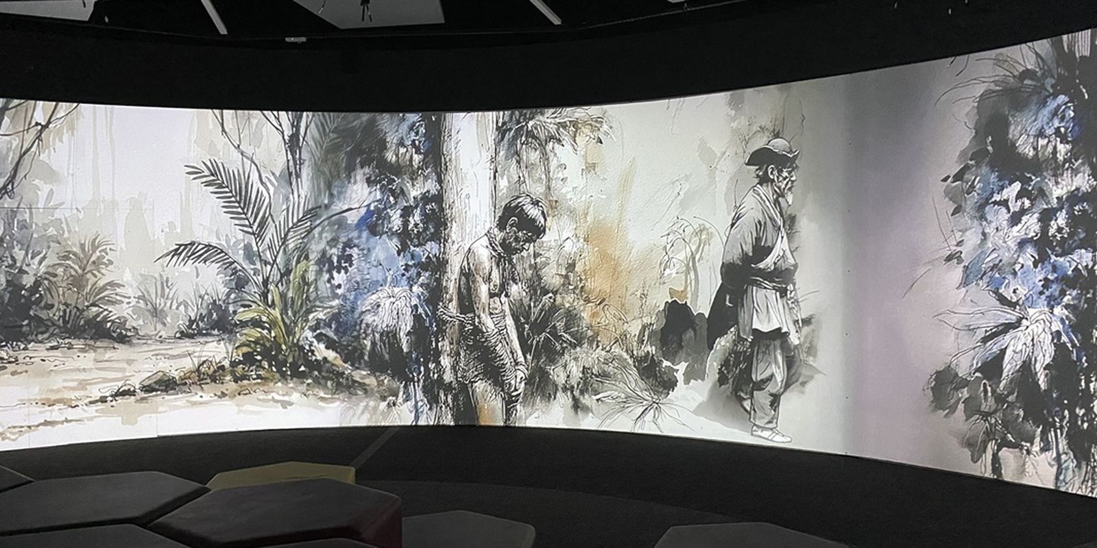 Immersive exhibition reveals the memory of the Mura people, originally from the Amazon