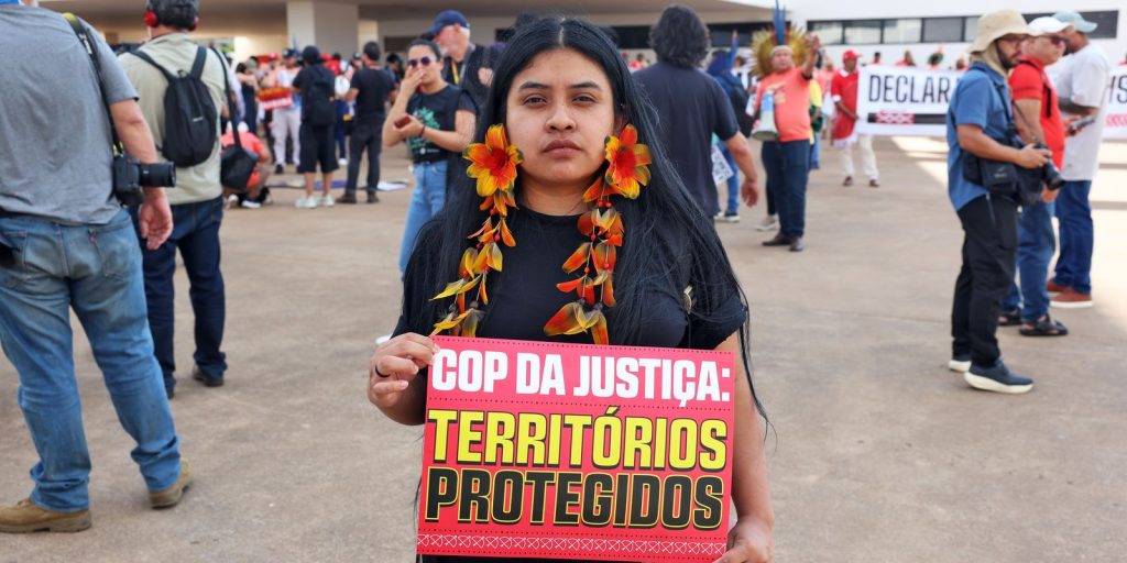 In DF, indigenous people ask for demarcations and combating climate change