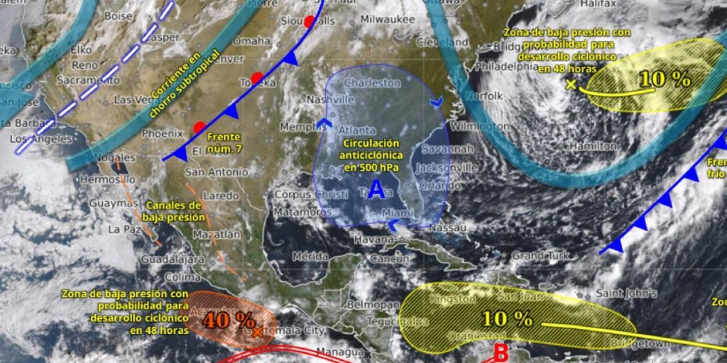 Intense rains in the south of the country this Saturday, October 18: Chiapas, Oaxaca and Guerrero, the most affected