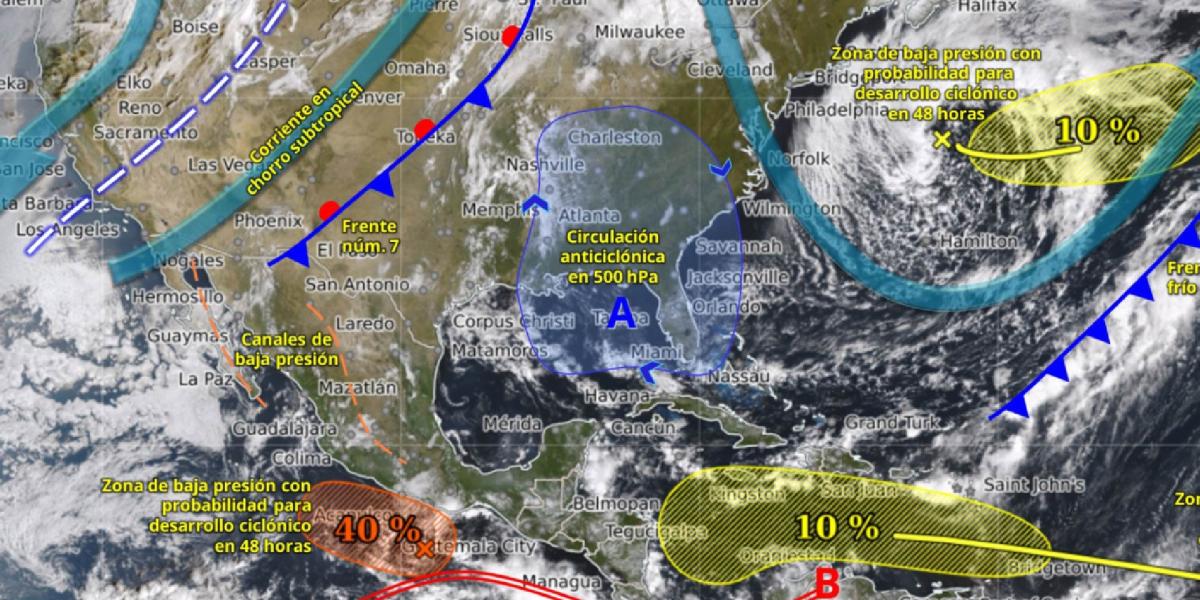 Intense rains in the south of the country this Saturday, October 18: Chiapas, Oaxaca and Guerrero, the most affected