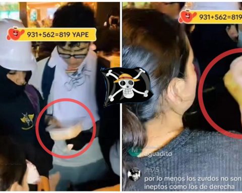 JOV OF GENERATION Z: they distributed táperes with dinner (video)