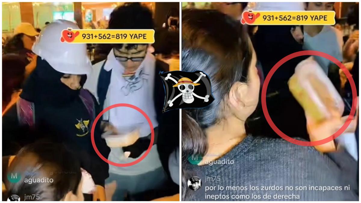 JOV OF GENERATION Z: they distributed táperes with dinner (video)