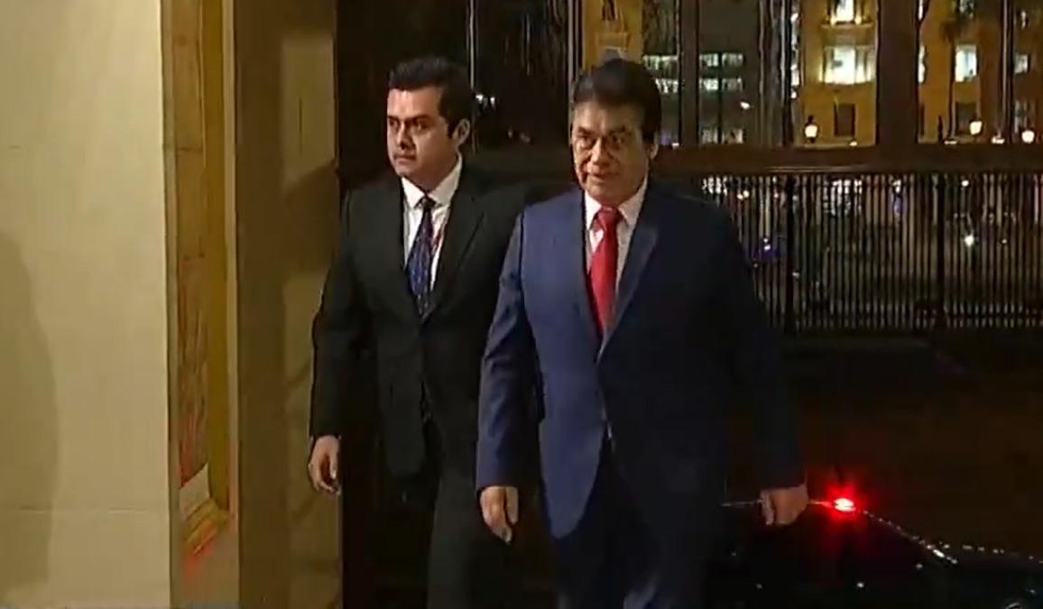 Janet Tello and Tomás Gálvez meet with President José Jerí at the Government Palace