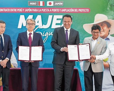 Japanese government would take charge of the Majes I, II and III project