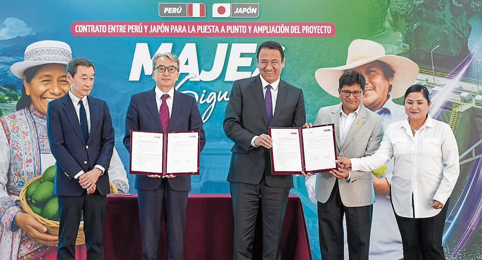 Japanese government would take charge of the Majes I, II and III project