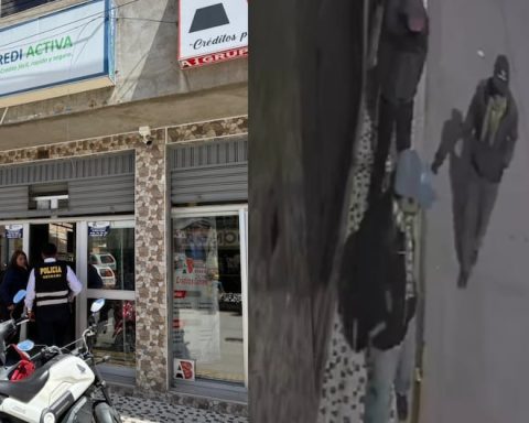 Jauja: Criminals steal more than S/ 20 thousand from a financial company in Yauyos in just two minutes