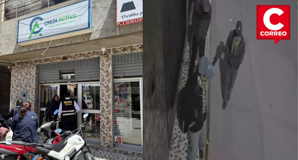Jauja: Criminals steal more than S/ 20 thousand from a financial company in Yauyos in just two minutes