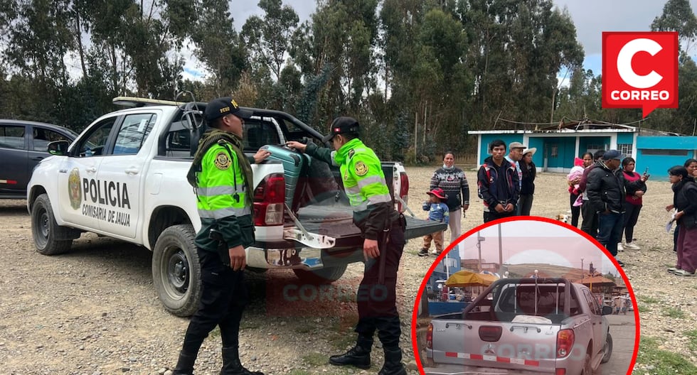 Jauja: They watched during the day, robbed at night and took loot in a municipal vehicle