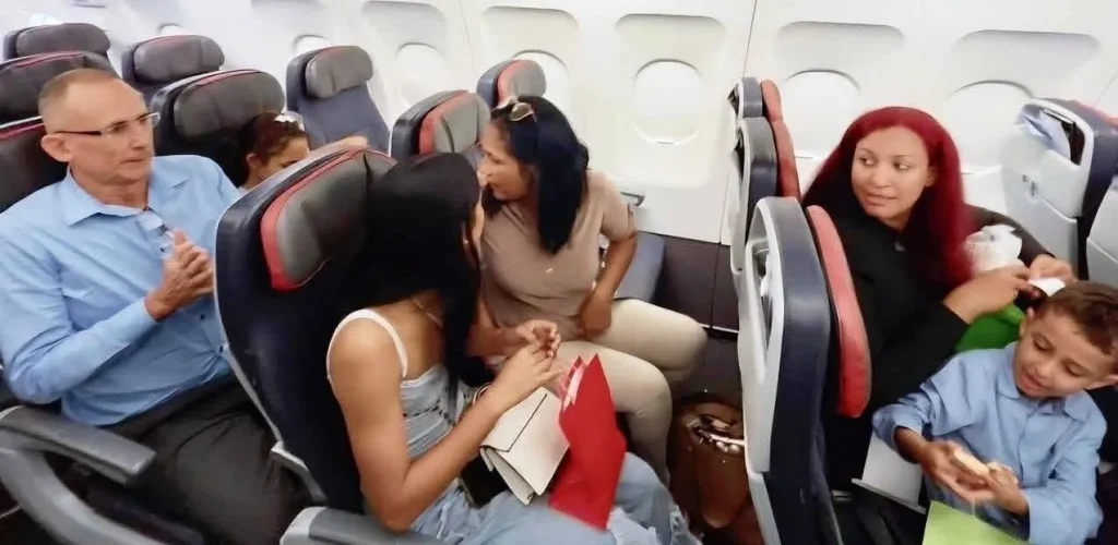 José Daniel and his family arrive in Miami