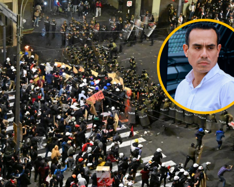 José Jerí on the move: "We will not allow a small group to try to use violence"