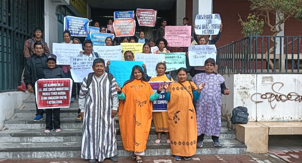 Junín: 1,200 Mazamari schoolchildren are at risk due to rains that enter computer classrooms