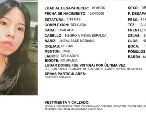 Kimberly Moya, CCH Naucalpan student, disappears in Edomex