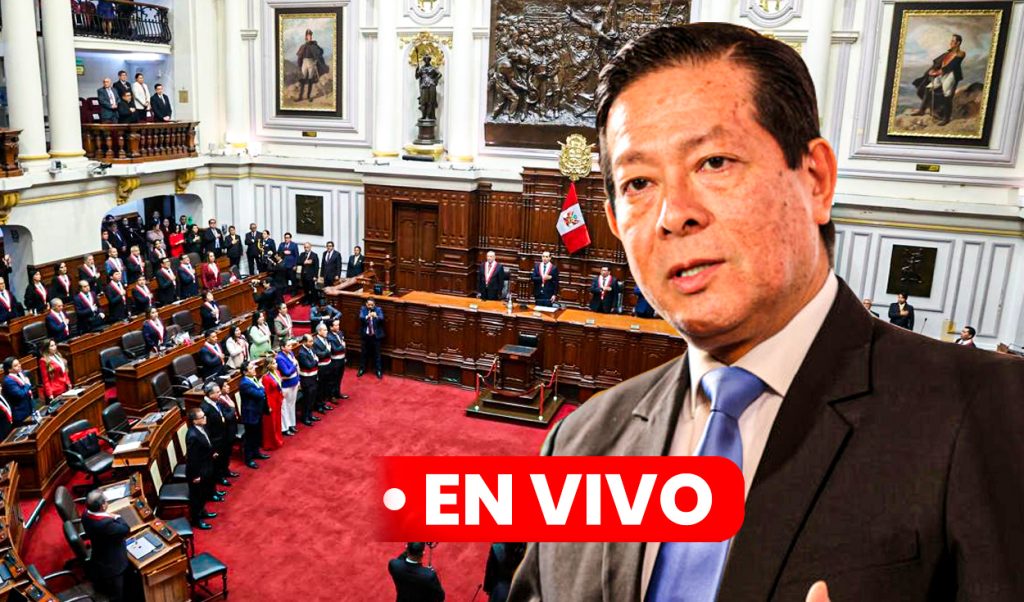 LIVE Congress: Eduardo Arana appears before the Plenary to respond after the attack on Agua Marina