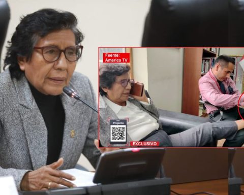 Lucinda Vásquez: they catch a congressman's advisor cutting his toenails during work hours