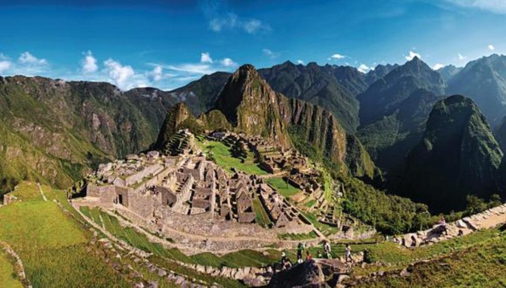 Machu Picchu, tourist active