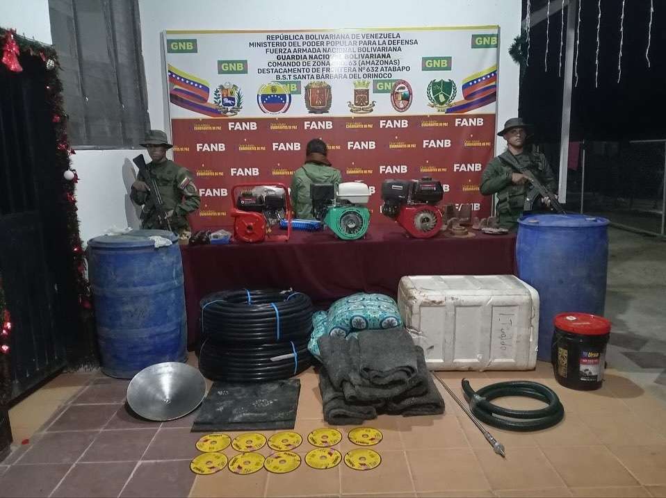 Man arrested with illegal mining material