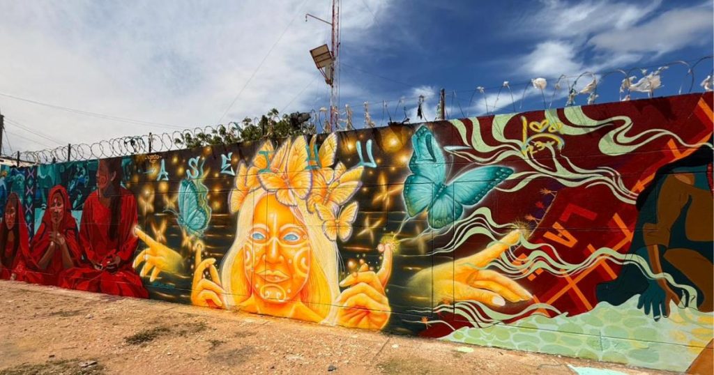 Manaure is filled with color: the largest urban art festival in the history of La Guajira