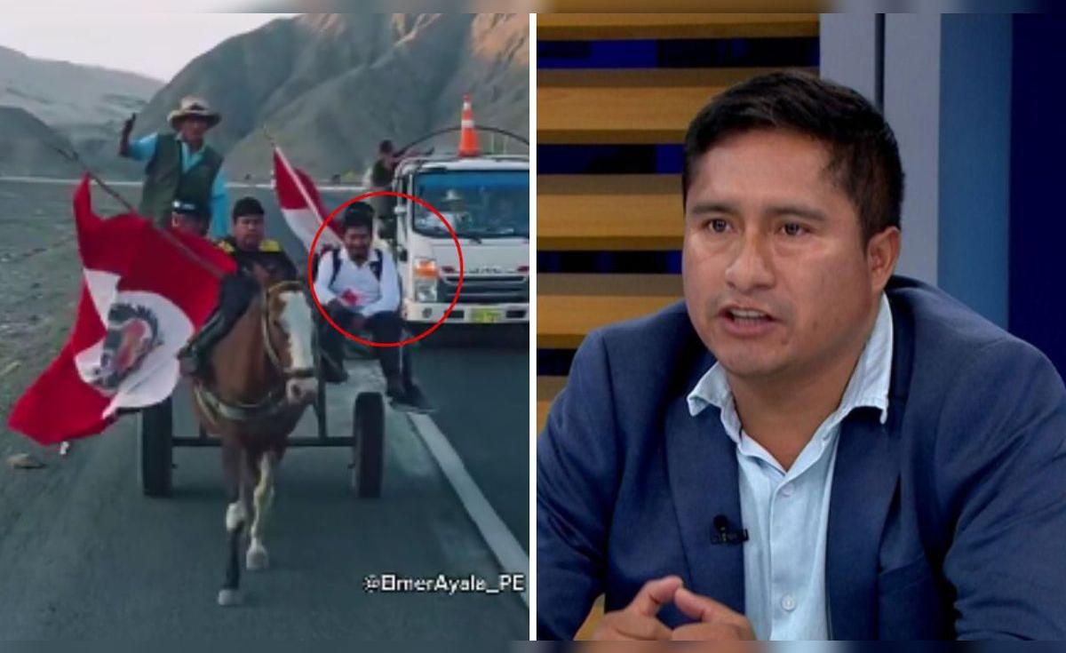 Mayor of Pataz continues "Sacrifice March": it goes from freedom to Lima on foot to protest against Dina Boluarte