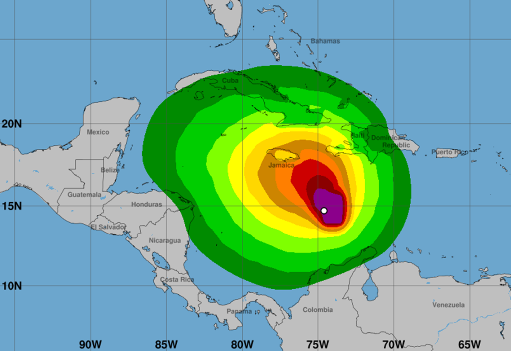 Melissa is on track to be a hurricane of great intensity and already threatens Cuba in the distance