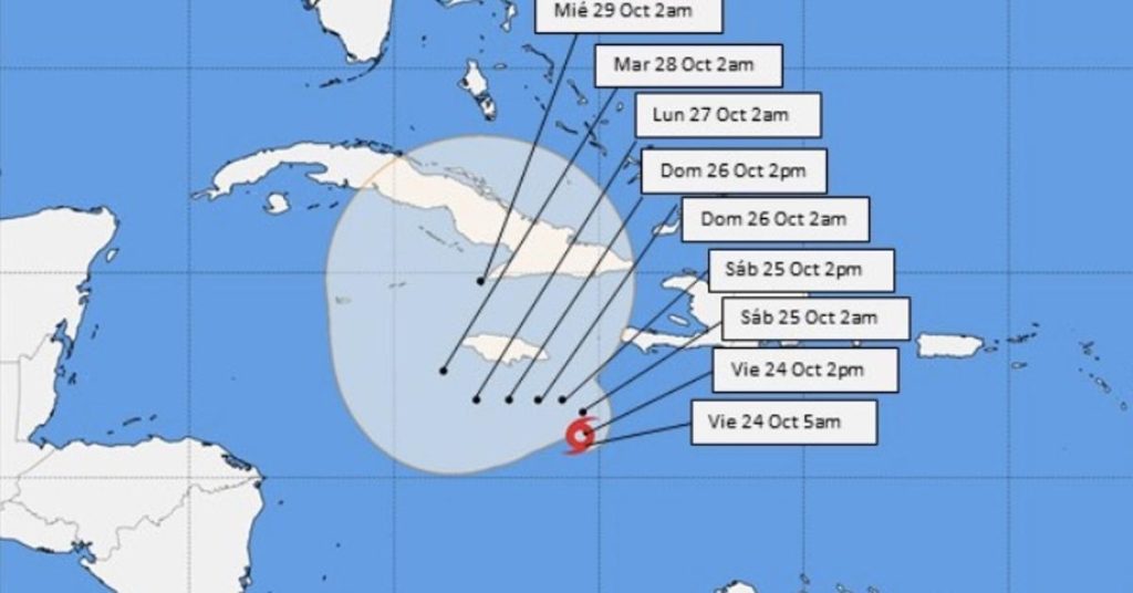 Melissa will become a hurricane and puts Cuba at risk of “damaging winds”