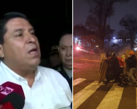 Minister of the Interior Vicente Tiburcio condemned the national march: "It is an attack against the PNP"