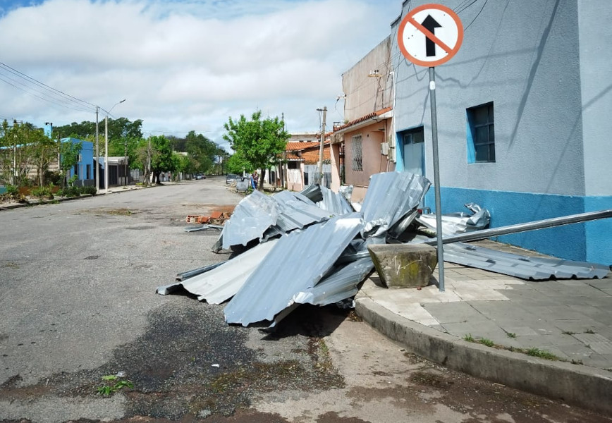 More than 30 families affected in Nueva Palmira for Sunday temporary