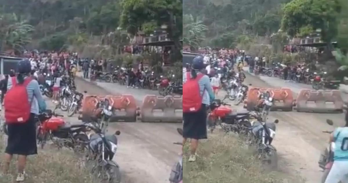 More than 300 people blocked the army's entry into the rural area of ​​La Plata