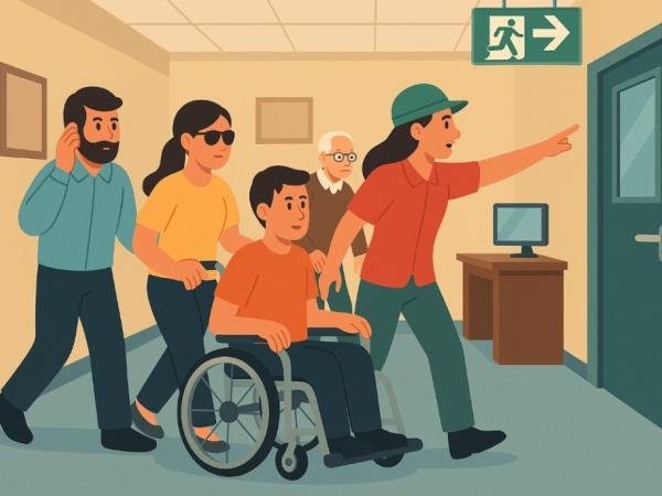 National Emergency Drill: people with disabilities face greater risk