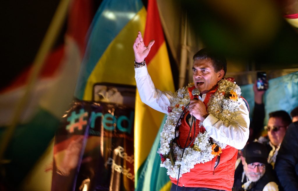 Nine countries led by the US offer support to 'stabilize' Bolivia's economy