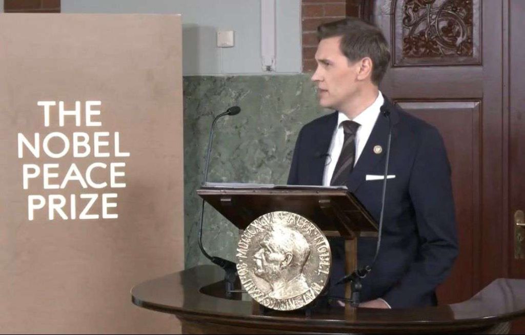 😱 Nobel Peace Prize to the promoter of the war in Venezuela