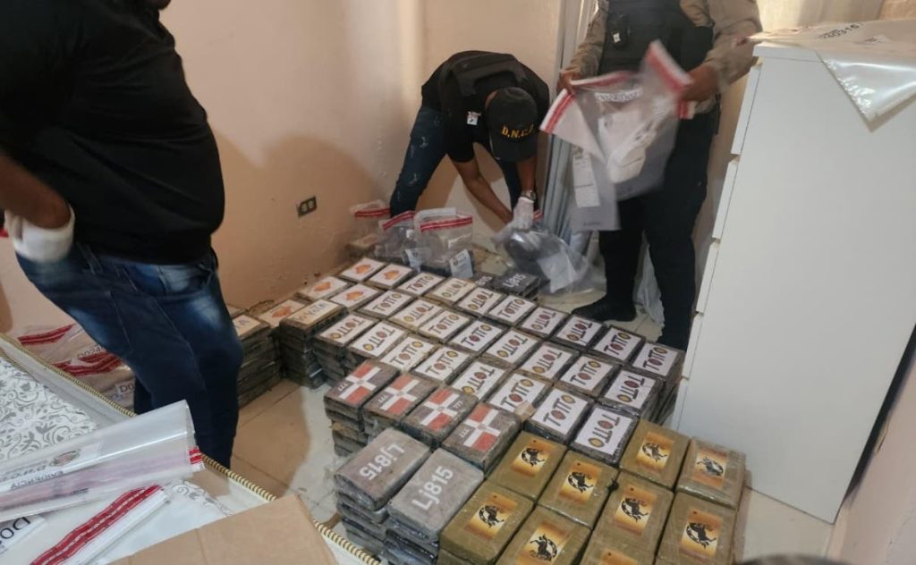 Operación Leopardo: 643 kg de cocaína incautados en Santo Domingo