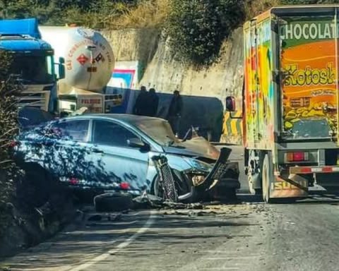 Pasco: Crash on the Central Highway leaves four injured, including a minor