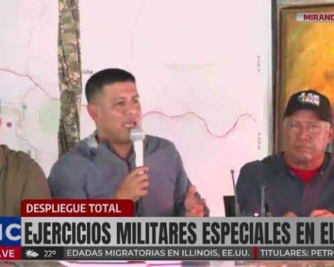 Pedro Infante headed "special military exercises" from Petare