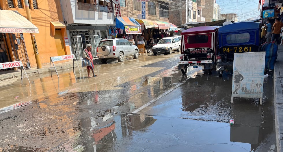 Piura: Drainage water affects dozens of merchants in Sullana