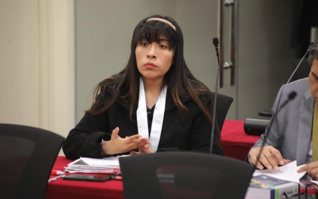 Plenary approved accusing Betssy Chávez for incompatible negotiation and influence peddling
