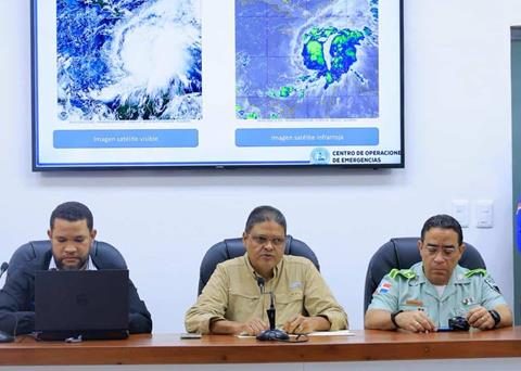 Press conference on Hurricane Melissa in the Dominican Republic